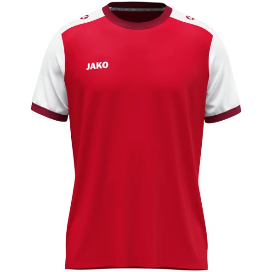 Afbeeldingen van Shirt Dynamic KM rood/wit/donkerrood